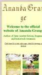 Mobile Screenshot of amandagrange.com